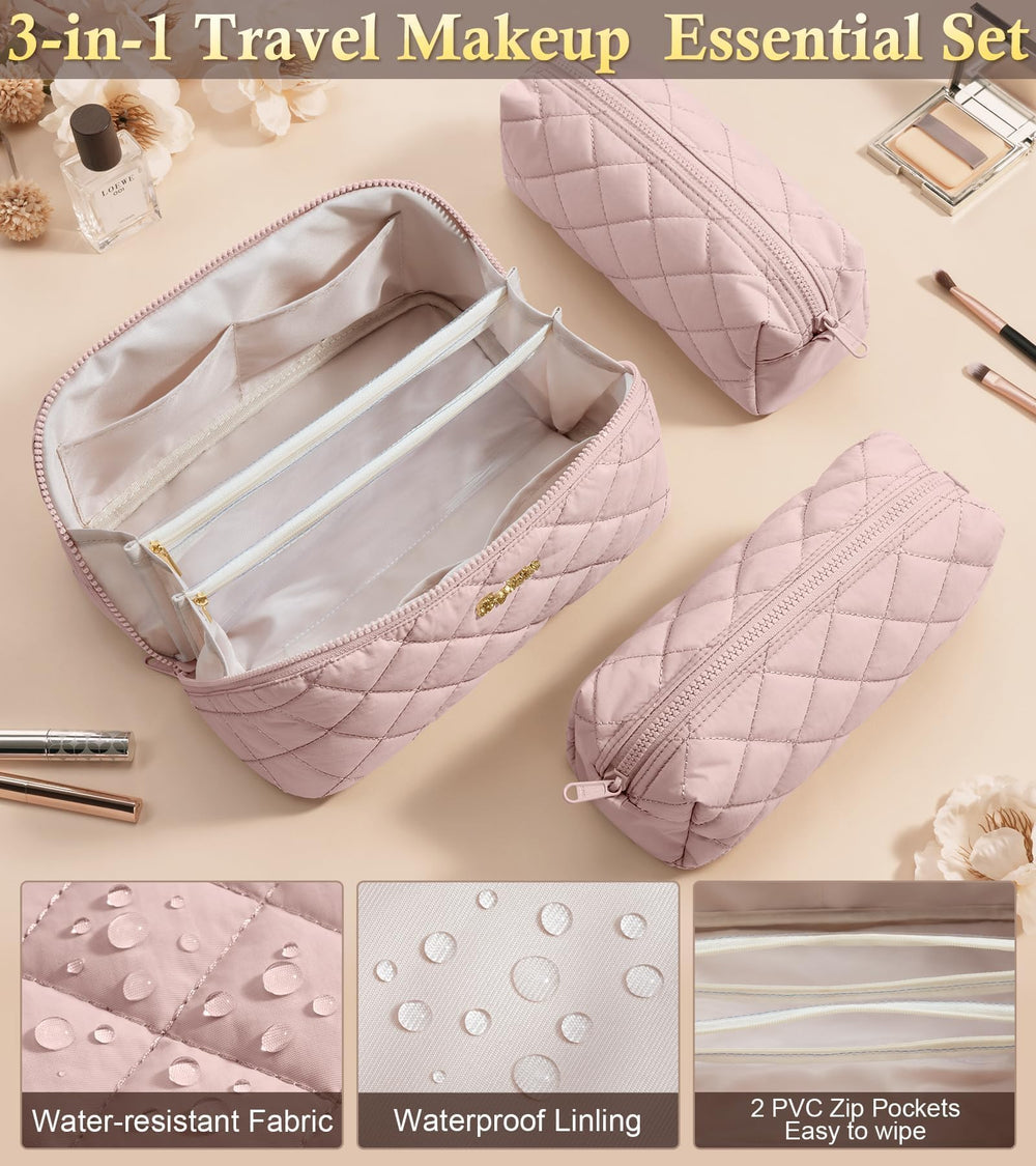Bagstellar waterproof lining helps keep contents dry while traveling.