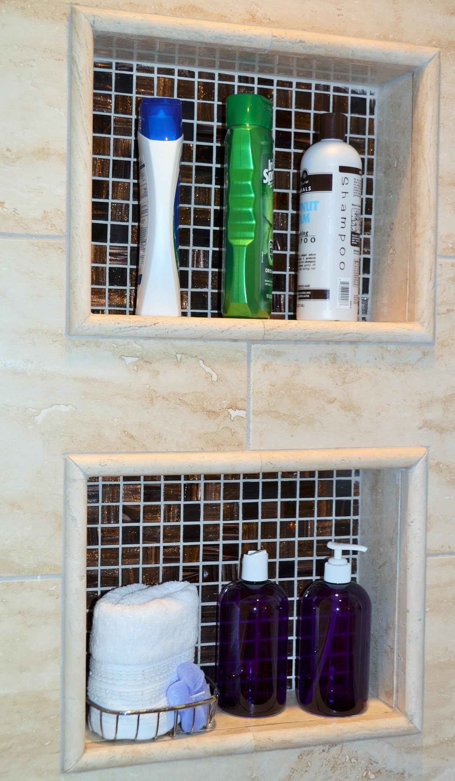 Translucent purple Baire Bottle blocks light to protect product quality.