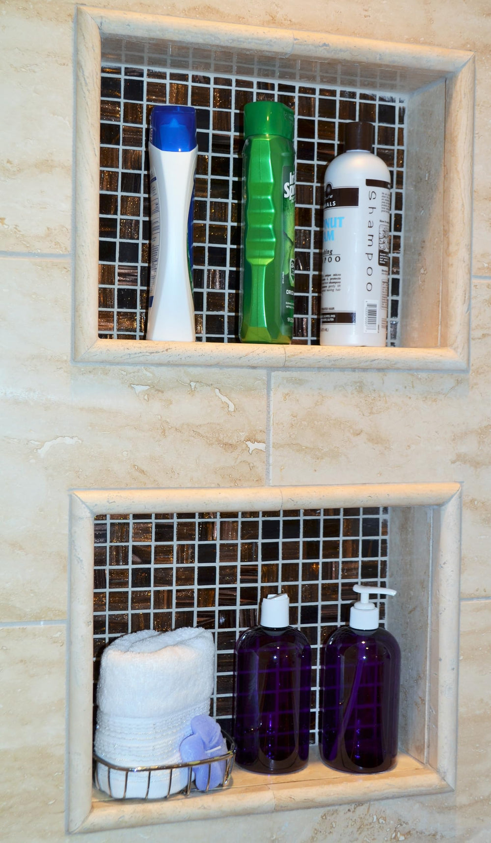 Translucent purple Baire Bottle blocks light to protect product quality.