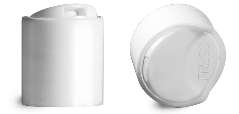 White disc cap setup enables controlled dispensing