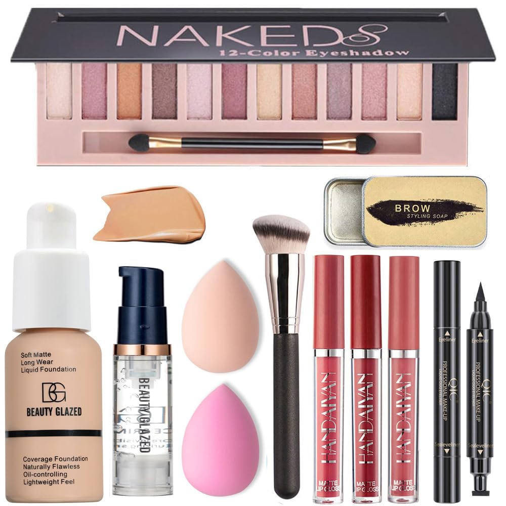 BAISEN DIARY eyeshadow palette with 12 shimmering shades for versatile looks