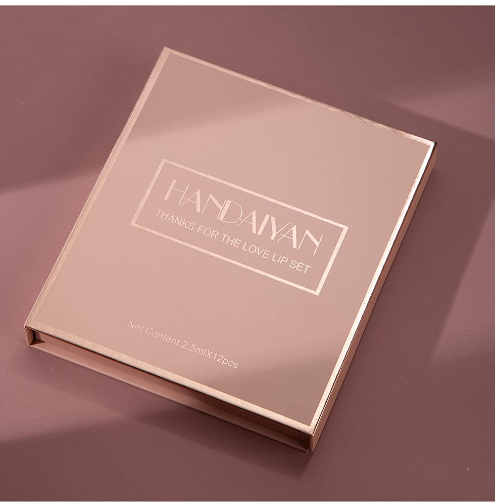 BAISEN DIARY complete lip color set ideal for gifting and swatching.