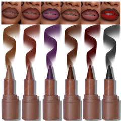 BAISEN DIARY dual-action lipliner cone-tip for precise lip contour