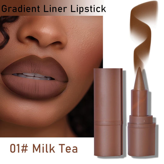 BAISEN DIARY gradient lipstick delivers full-coverage color with soft matte finish