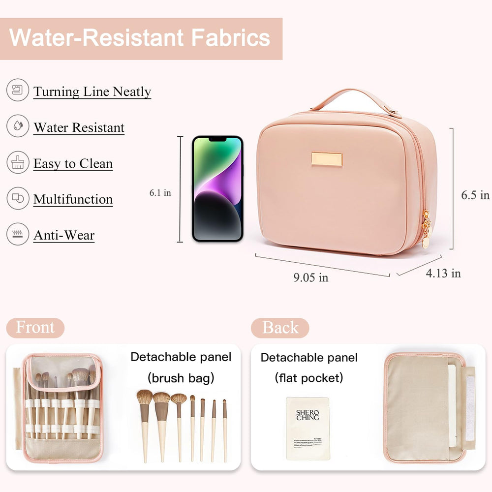 BAKLUCK transparent double-sided bag shows contents at a glance for quick access.