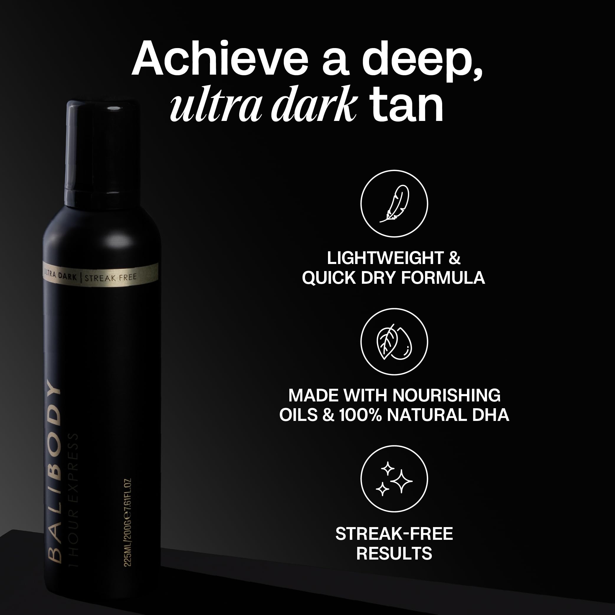 Bali Body dermatologically friendly self-tan for sensitive skin