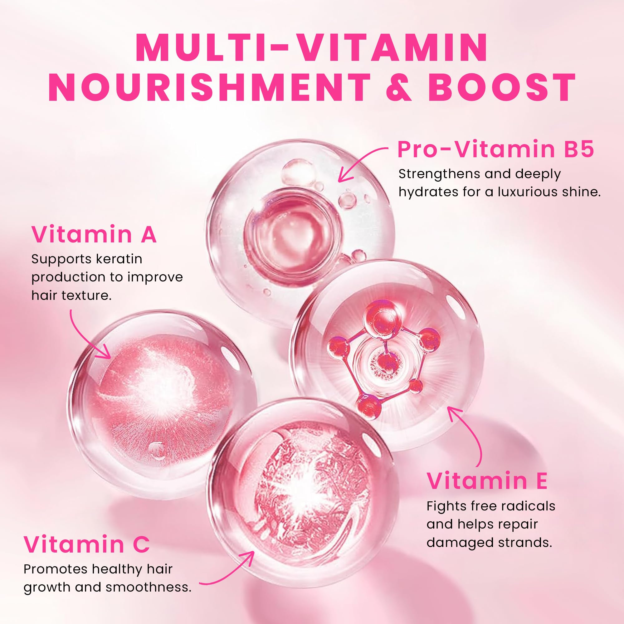 Bali Secret nourishing oil blend with argan, macadamia, avocado.