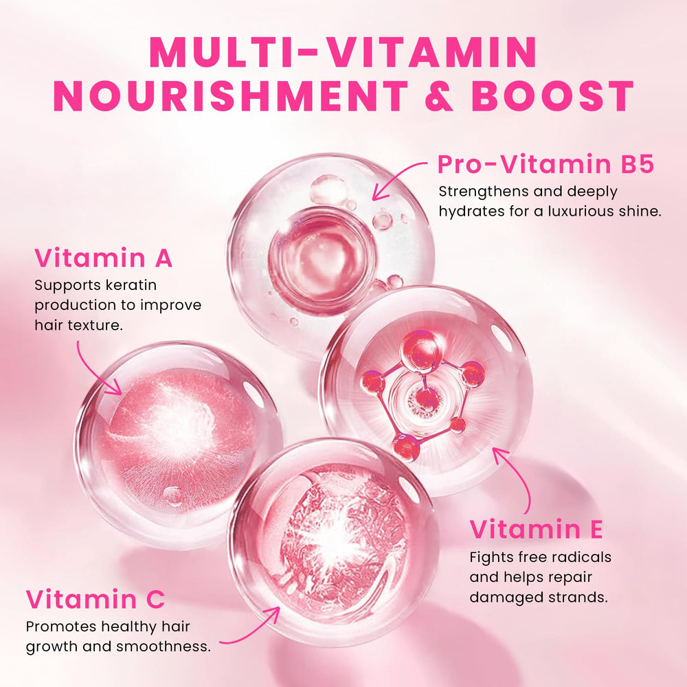 Bali Secret nourishing oil blend with argan, macadamia, avocado.
