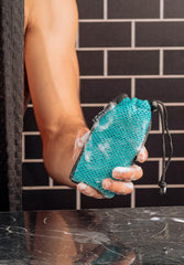 Ballsy Handy Shower Tool with Ballsy bars for easy compatibility and use.
