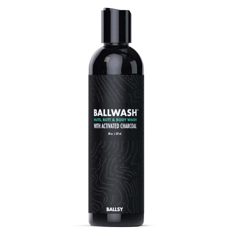 Ballsy Sack Spray 2oz on the go, neutralizes odor discreetly.