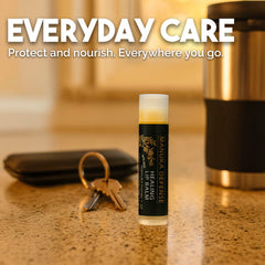 Application shot shows smooth, non-greasy finish and comfortable feel with BALM OF GILEAD