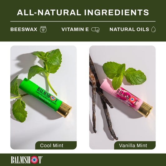 Balmshot shotgun-shell tube with durable cap keeps balm secure in pockets