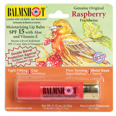 Balmshot close-up of cap and tube shows durable design for daily use.