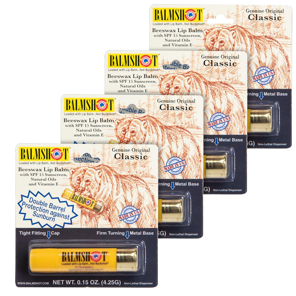 Balmshot lip balm SPF 15 ready for sun and outdoor activities