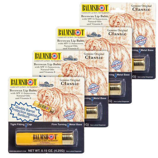 Balmshot lip balm SPF 15 ready for sun and outdoor activities
