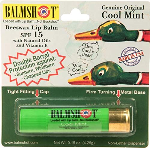Balmshot tight-fitting cap prevents leaks during carry