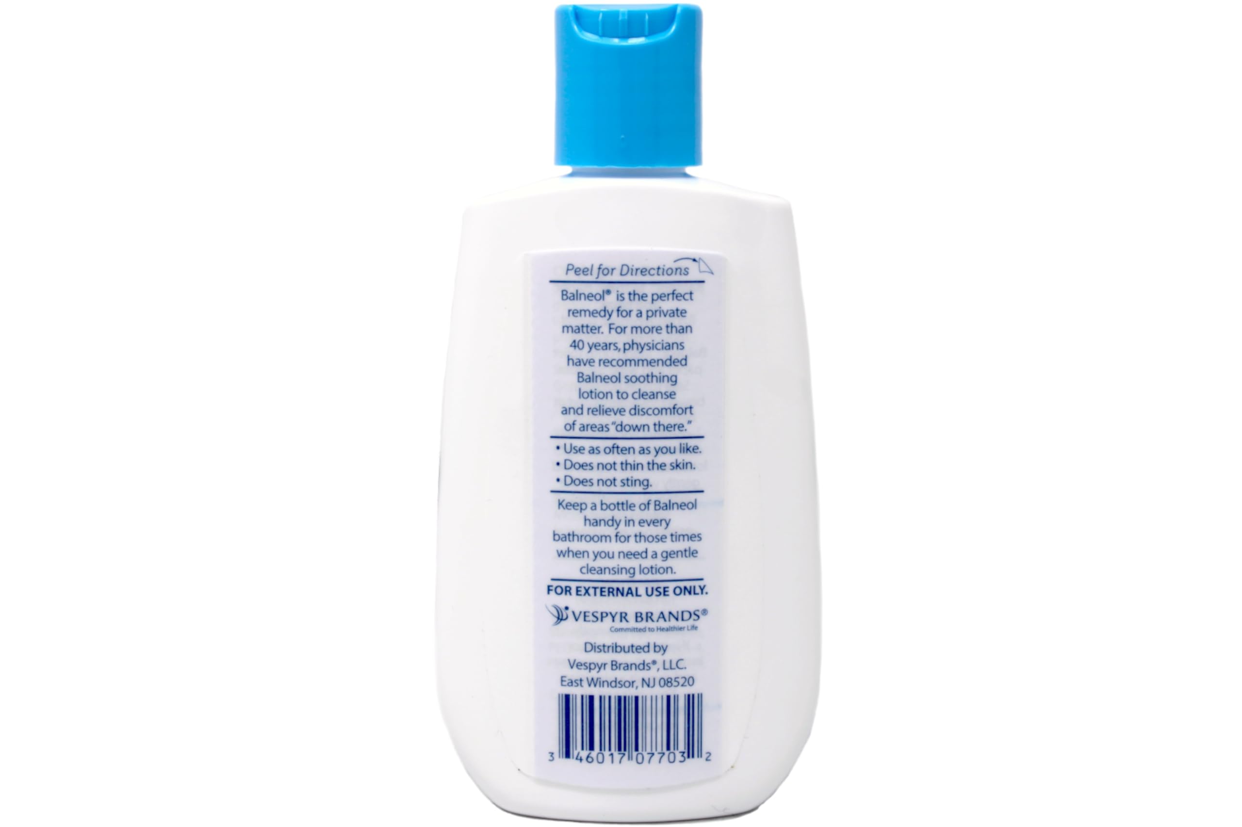 Balneol Hygienic Cleansing Lotion label in a clean compact bottle