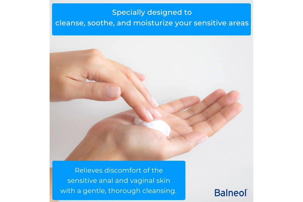 Balneol pack of four emphasizes value in routine cleansing.