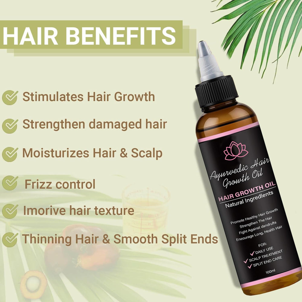 BALPPRD Lifewitqueenp hands massage oil into scalp for calm.