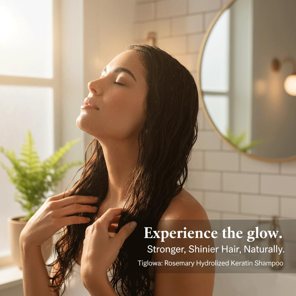BALPPRD Tiglowa rosemary shampoo before and after concept