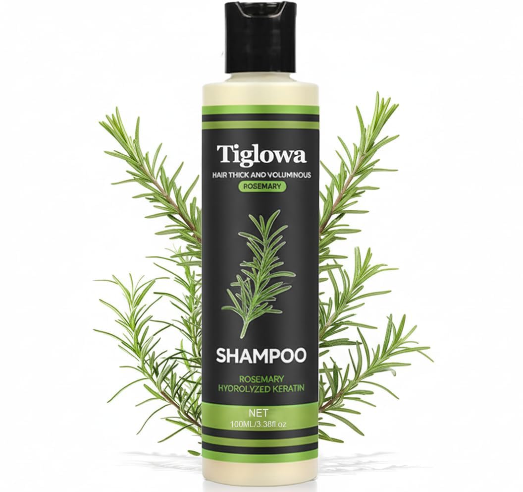 BALPPRD Tiglowa rosemary shampoo bottle on display for daily use