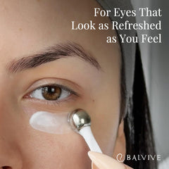 BALVIVE peptide-rich formula droplets suggesting skin-supporting benefits