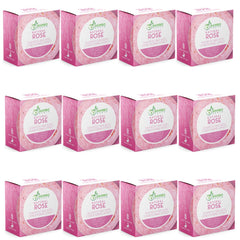 BAMBOEARTH solid shampoo rose pack-12 closeup shows natural ingredients for daily cleansing.