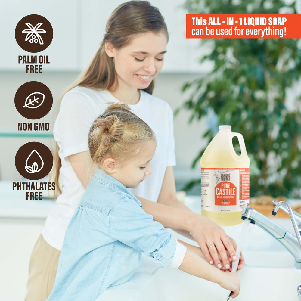 BAMBOO AND BIRCH eco refill bottle for sustainable care