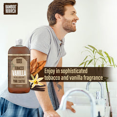 Bamboo and Birch Castile Soap liquid doubles as dishes and laundry cleaner.