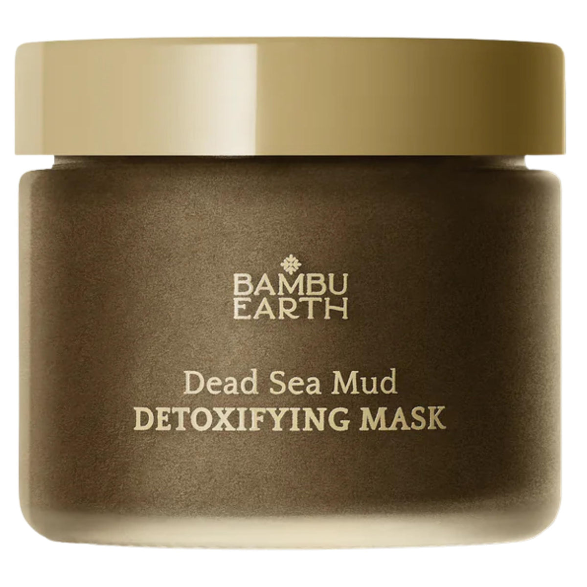 BAMBU EARTH Dead Sea Mud Mask jar showing spa-quality detox and oil balance