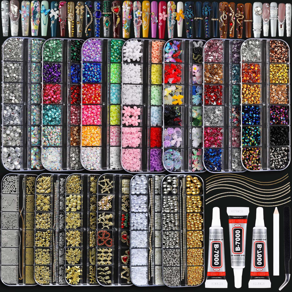 BANA ART cross charm for stylish nail art designs