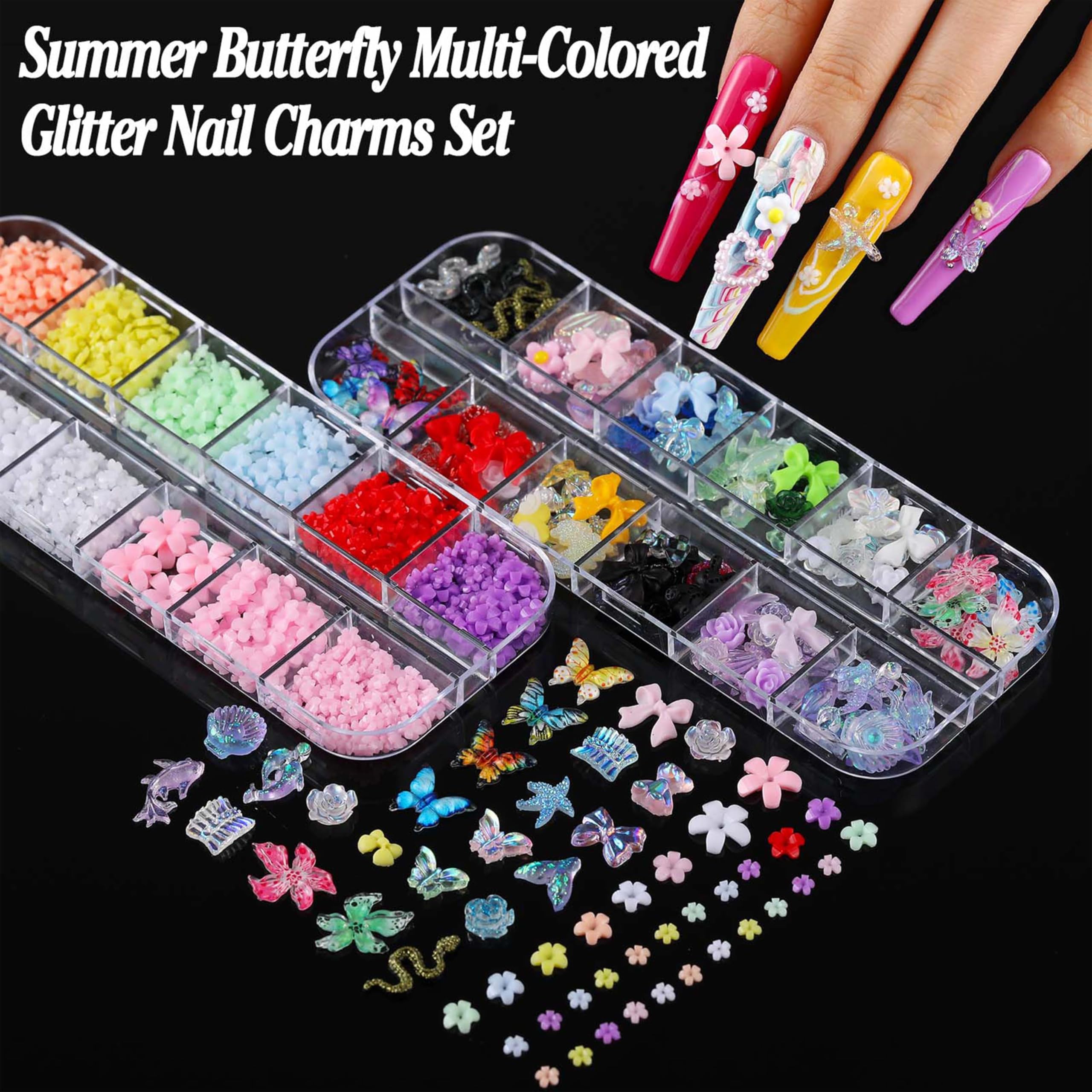 BANA ART gold charms offer premium shine for nails