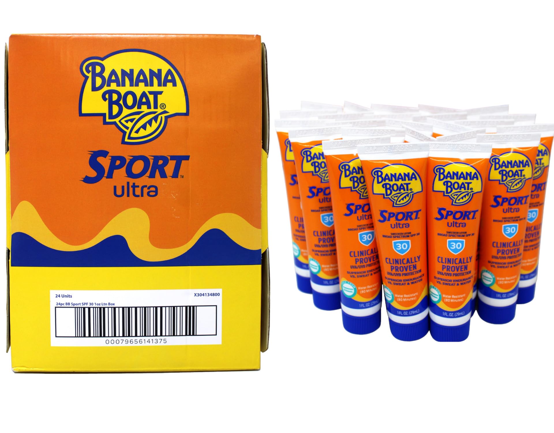 Banana Boat Sport Ultra SPF 30 travel size bottle ready for outdoor adventures