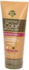 Banana Boat Self Tanner application demonstrates a streak-free finish suitable for all skin tones.