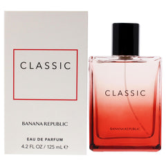 Banana Republic Classic Red bottle front view, perfect for casual daytime wear.