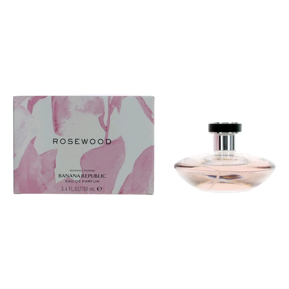 Banana Republic Rosewood EDP bottle, versatile fragrance for daily wear