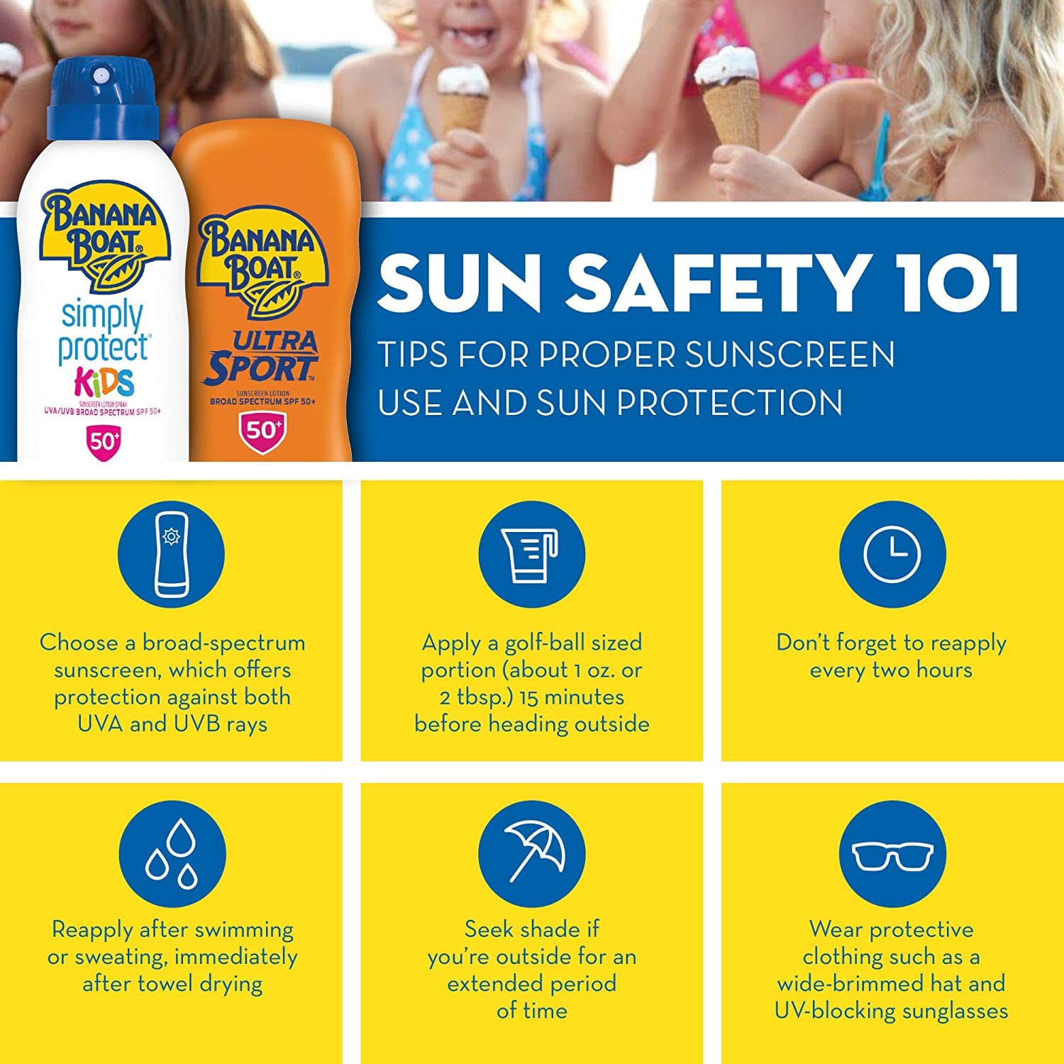 Banana Boat SPF100 Kids Max Protect & Play dispenser enables smooth, even application