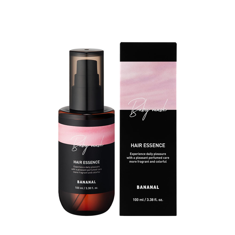 BANANAL 2-in-1 bottle shows lightweight oil-serum for quick absorption and shine