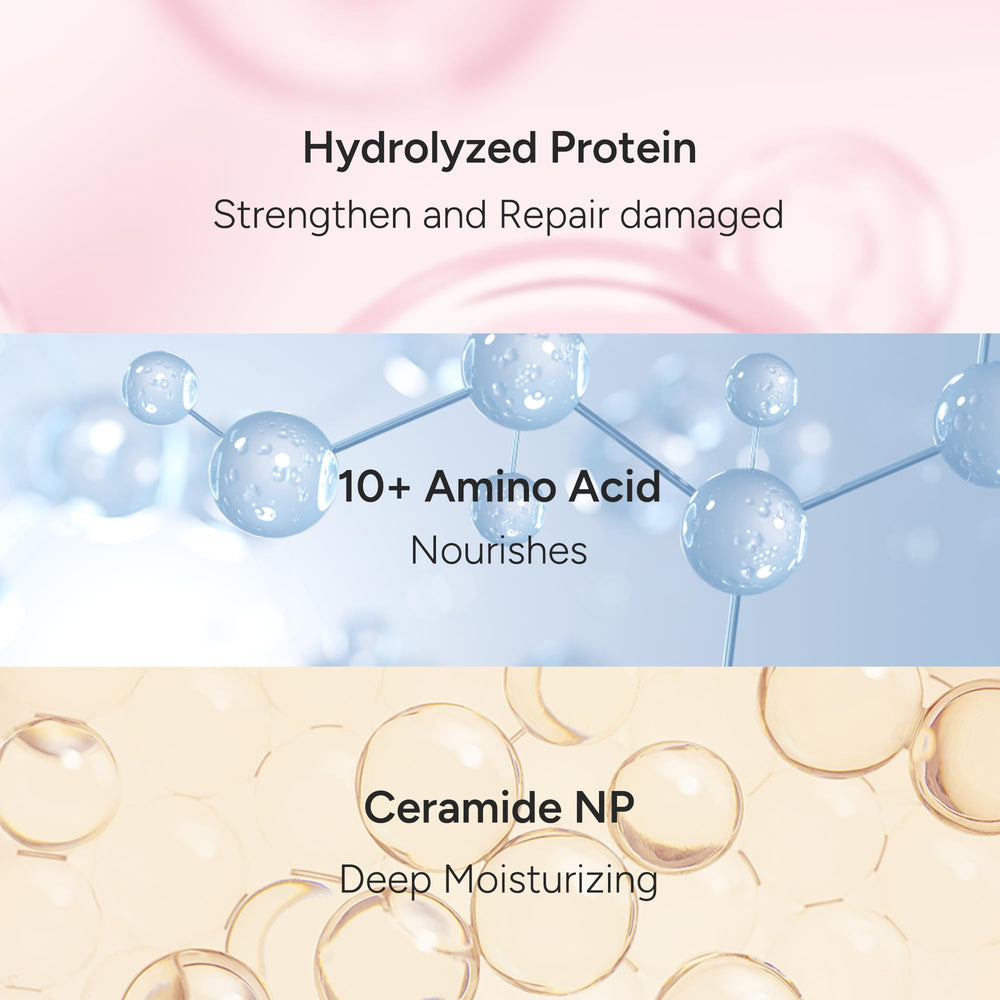 Ceramide and oil droplets for hydration and smoother cuticles.
