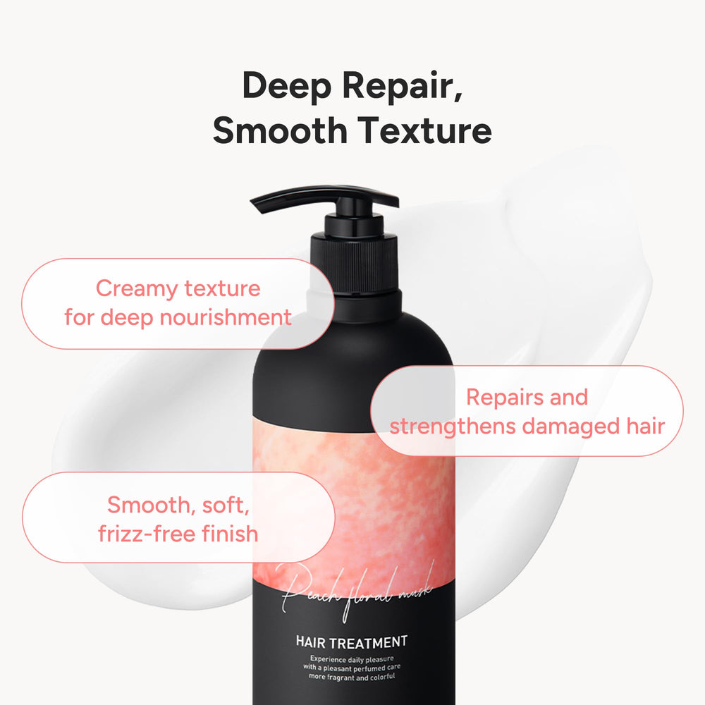 Bananal Korean Hair Treatment Conditioner close-up reveals silky texture and frizz control.
