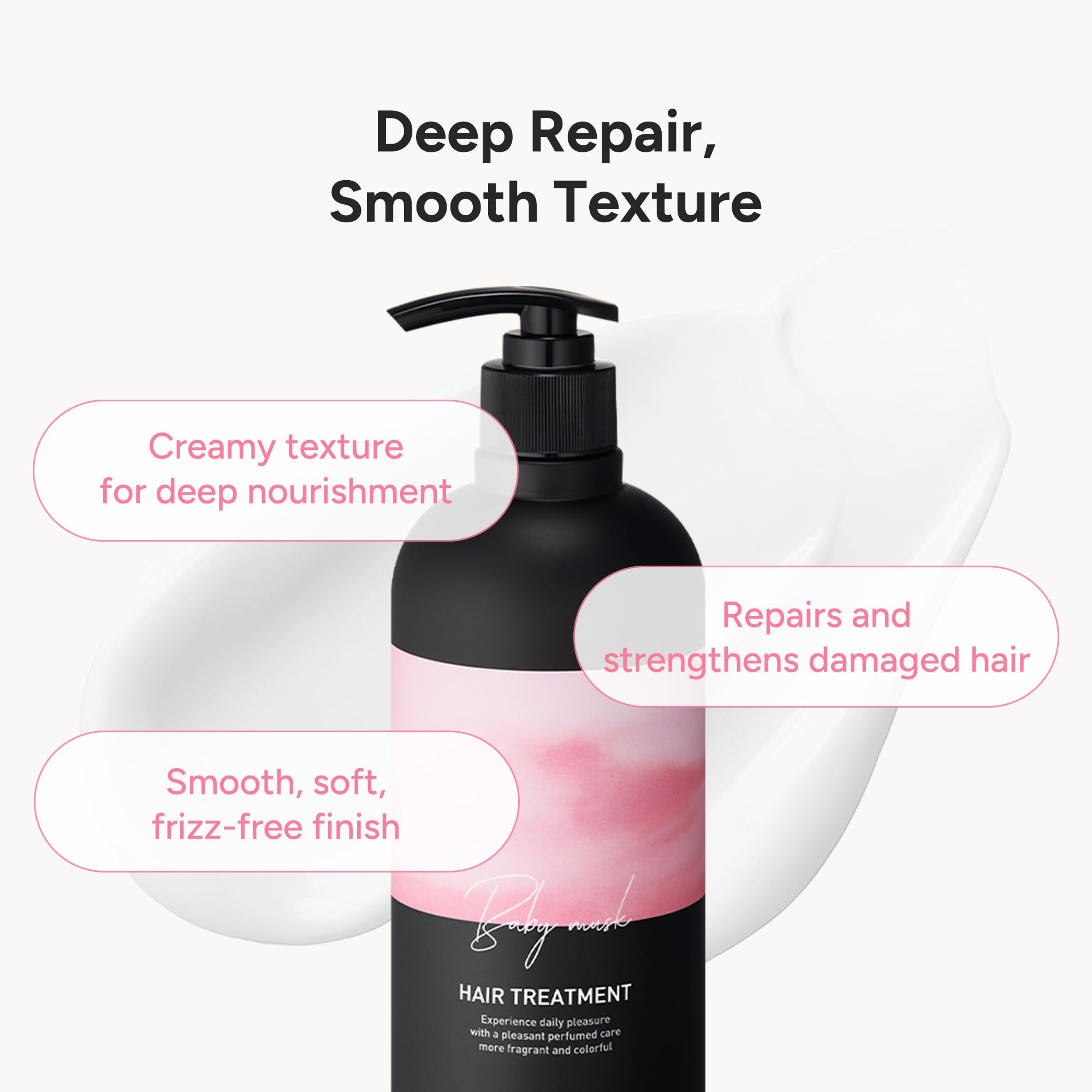 BANANAL conditioner texture close-up shows creamy hydration delivering smoothness