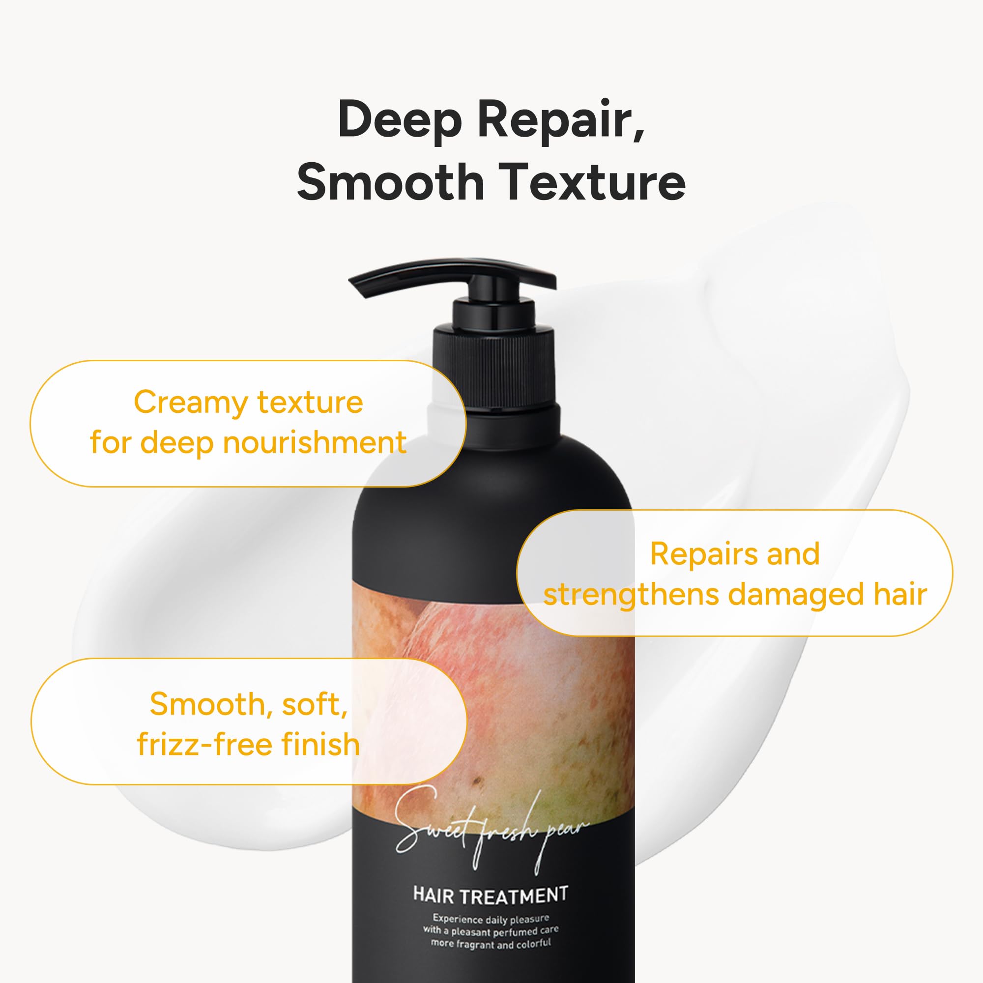 BANANAL Korean Hair Treatment ingredients highlight keratin, centella, and shea.
