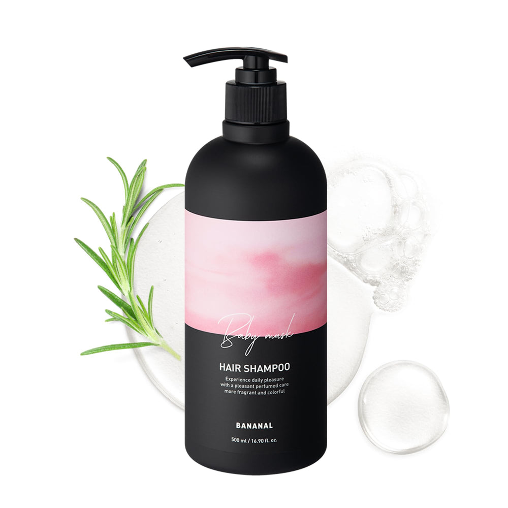 BANANAL Korean Rosemary Shampoo bottle for daily scalp refreshment