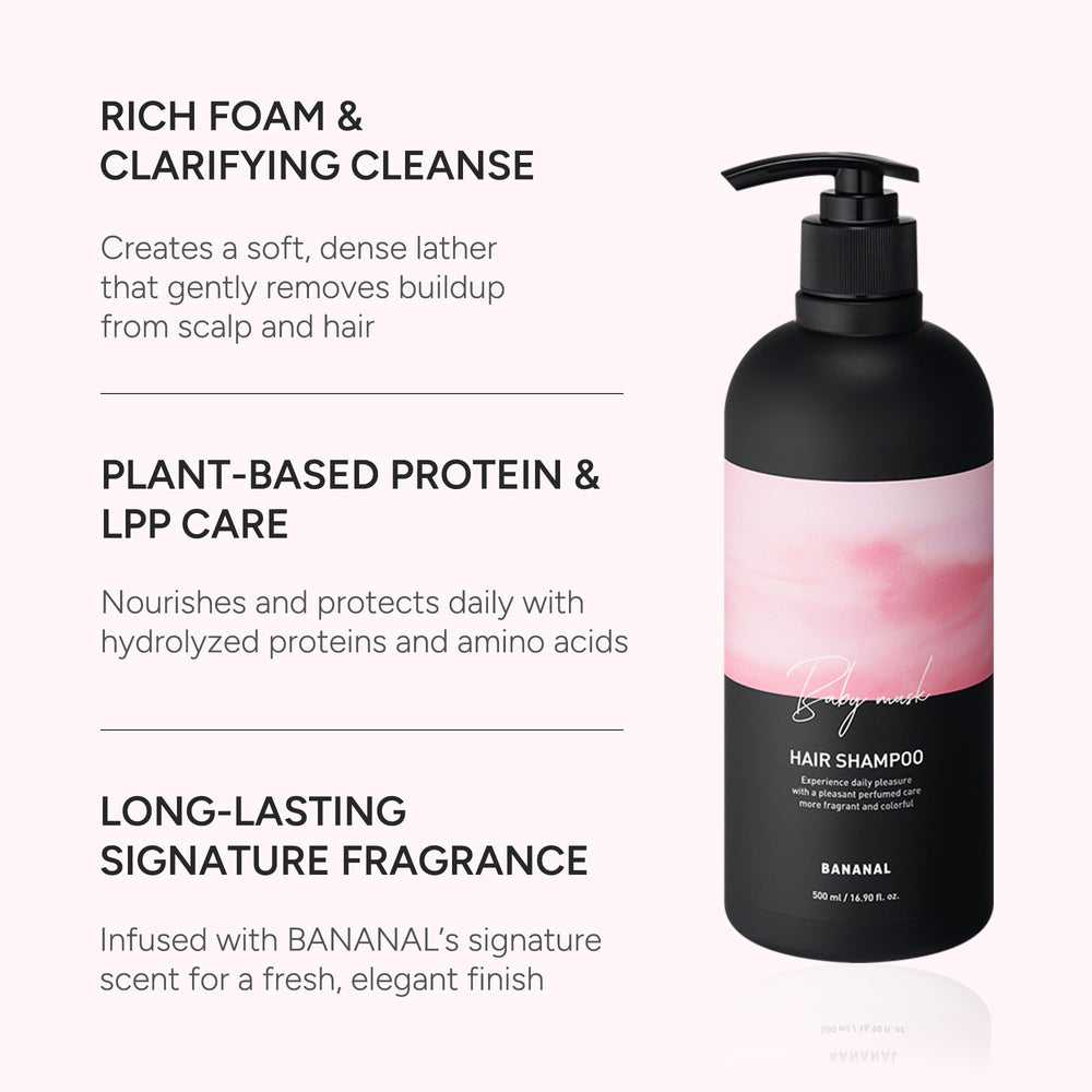BANANAL Rosemary Shampoo creamy foam lather during cleansing