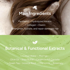 BANANAL sulfate-free formula label indicating color-safe care