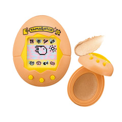 Bandai Lifestyle Tamagotchi Face & Eye Colors in orange case for a cute, portable shimmer