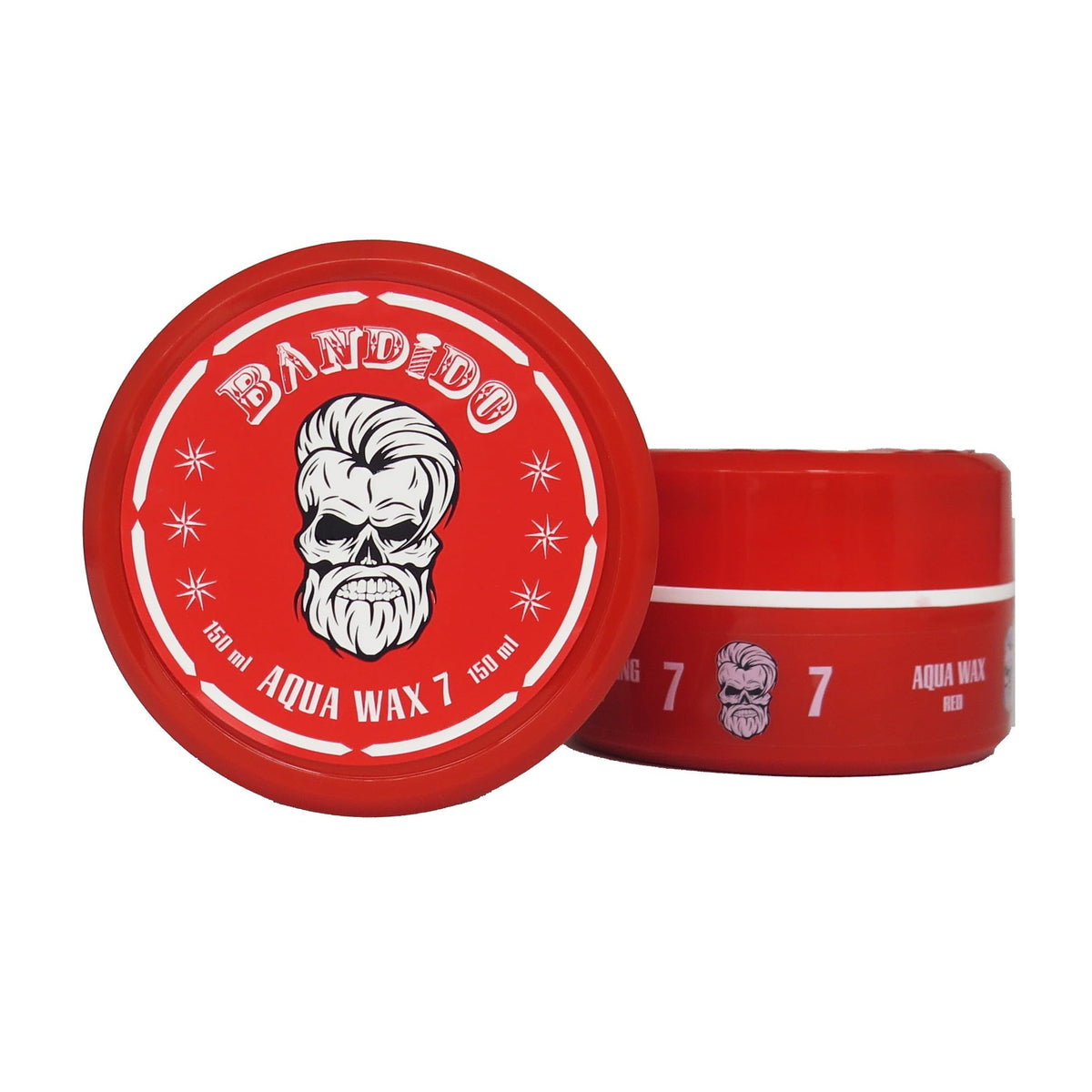 Bandido Aqua Wax 7 two-pack packshot showing strong, long-lasting hold.