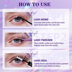 B&Qaugen lash brush for even separation and refined finish.