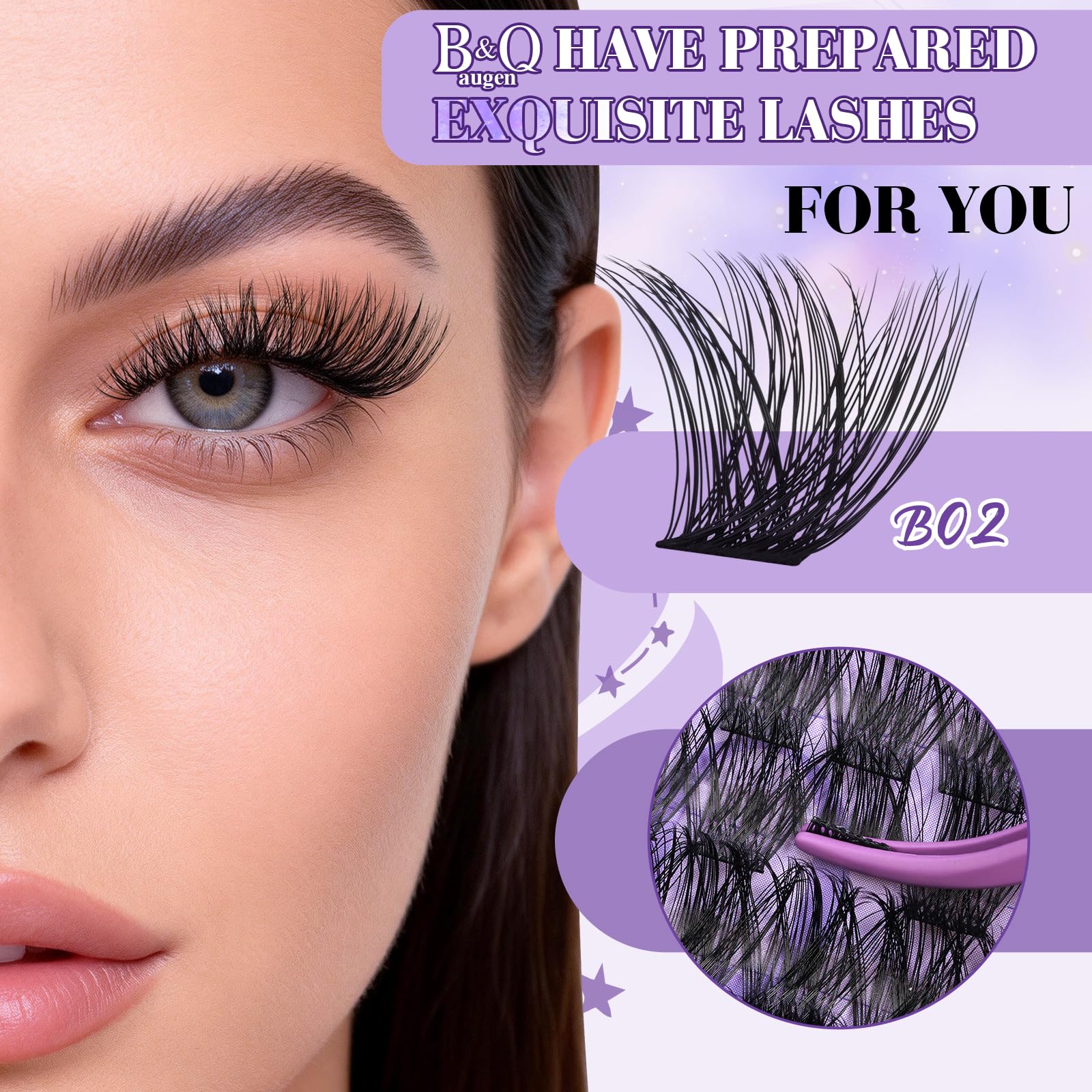 BandQaugen B02 DCurl lashes offer natural-looking fullness.