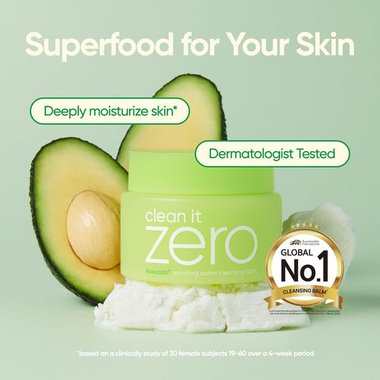 BANILA CO Clean It Zero butter texture massaging on skin for cleansing.